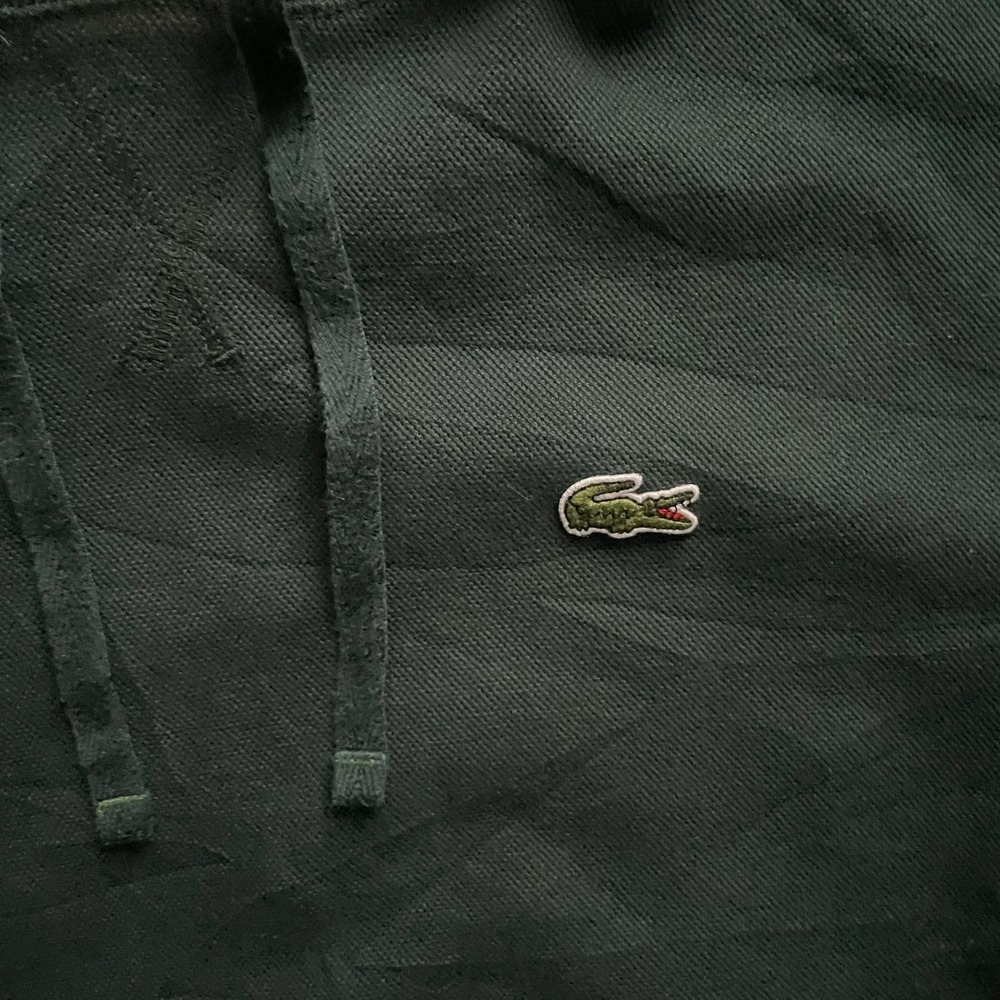 Lacoste Relaxed Fit Hoodie Mens medium 38 Green - Picture 3 of 8